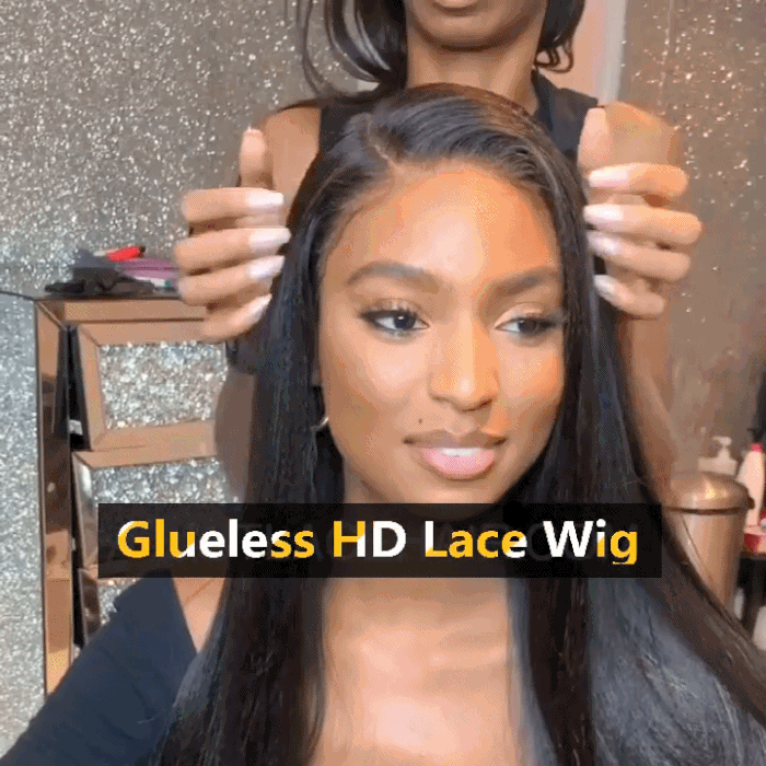 (🔥HOT)Brazilian Straight Lace Wigs With Baby Hair For Black Women