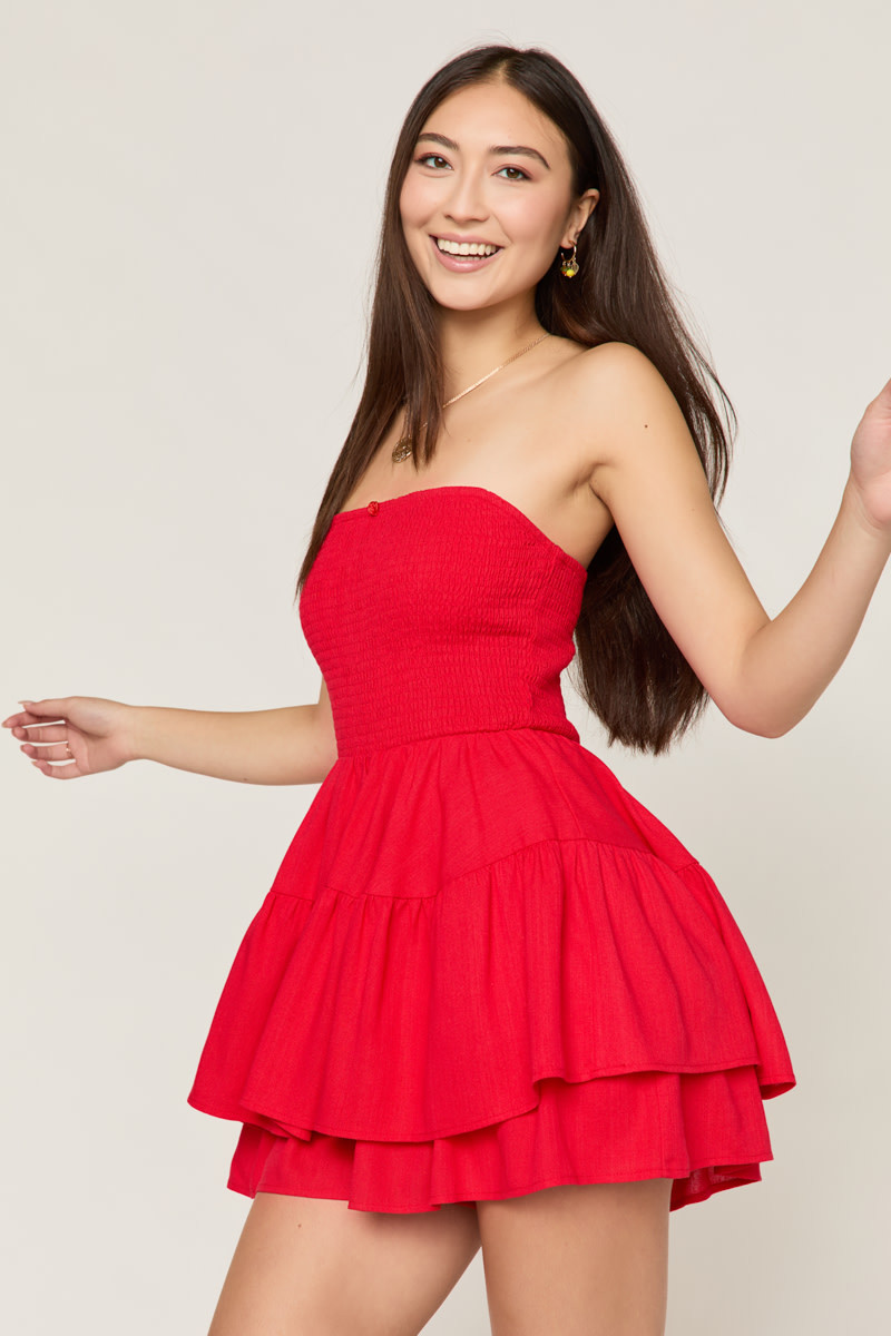 Jana Strapless Romper