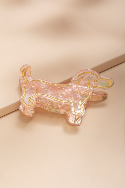 Dachshund Marbled Hair Claw