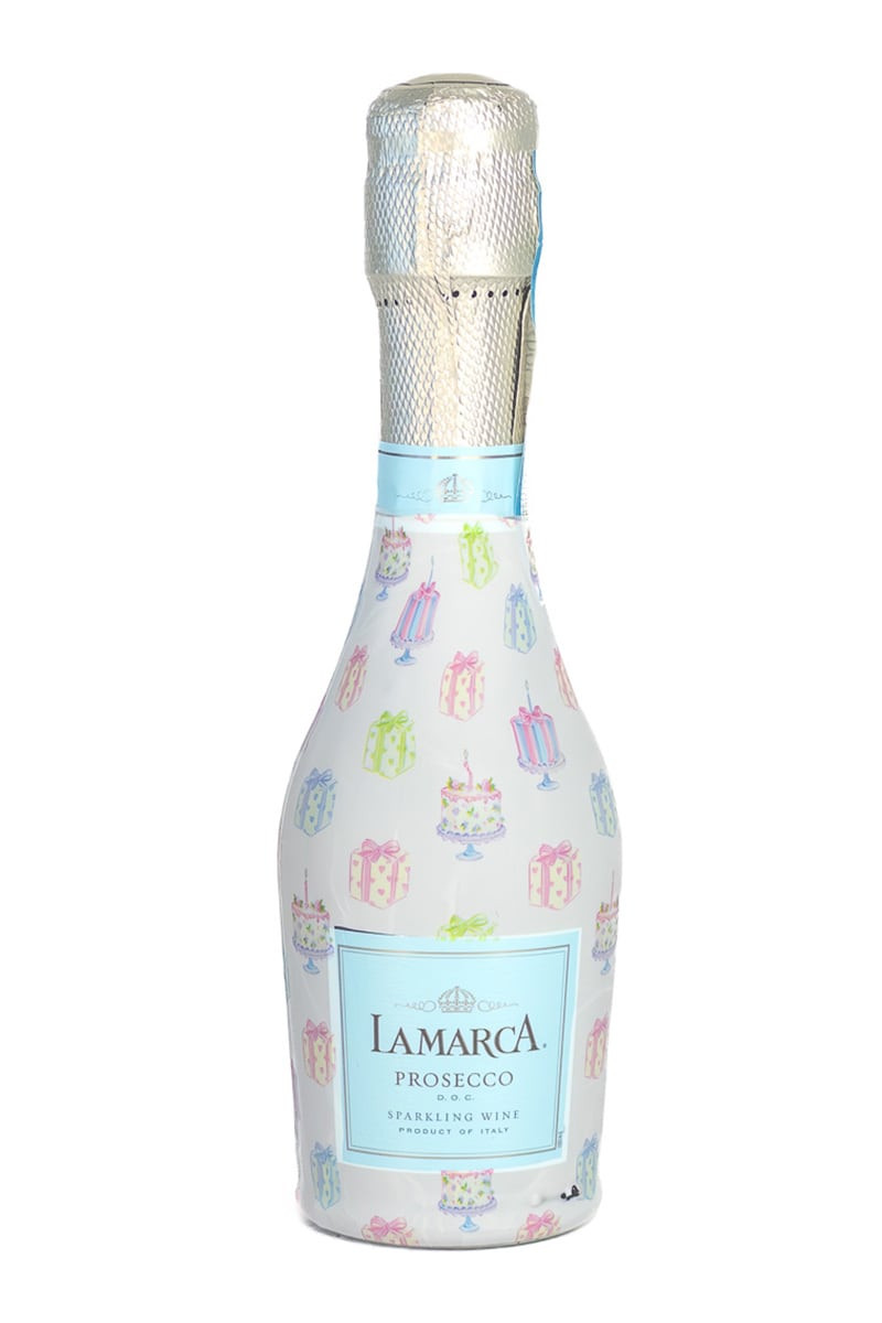 Beau Bottles Pastel Birthday Cakes And Presents Mini La Marca Edition Bottle Wrap