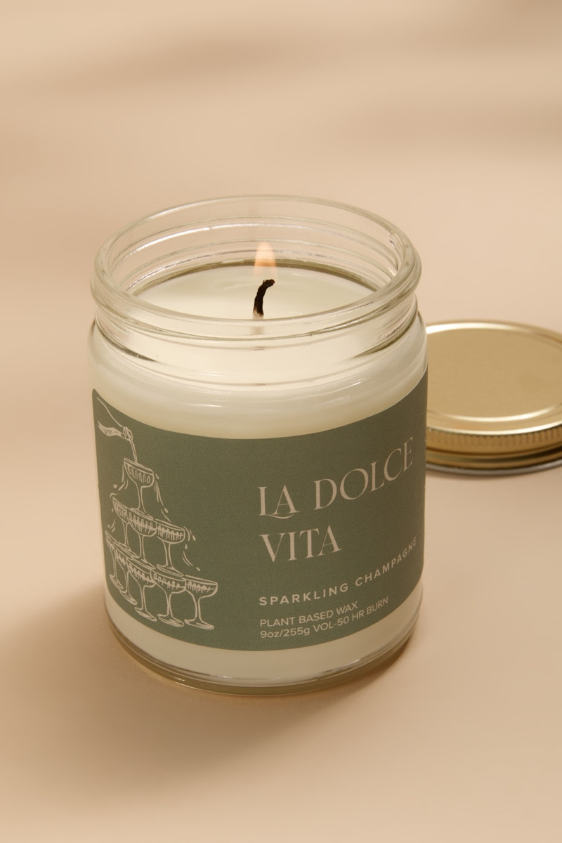 La Dolce Vita 9oz Scented Candle Jar