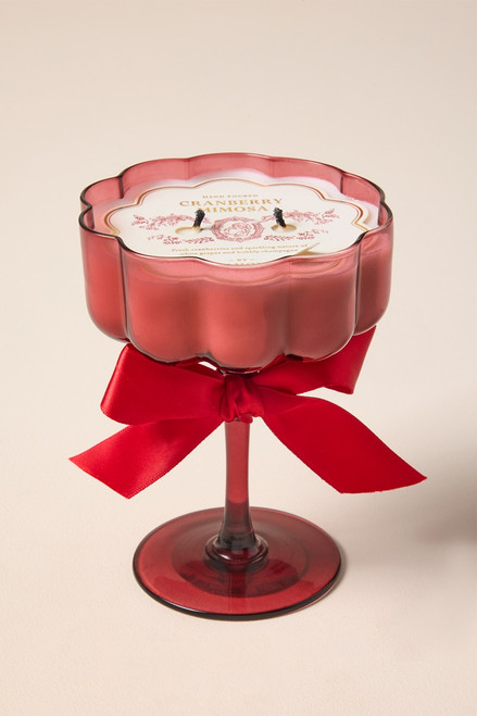 DW Home Cranberry Mimosa Candle Jar 4oz