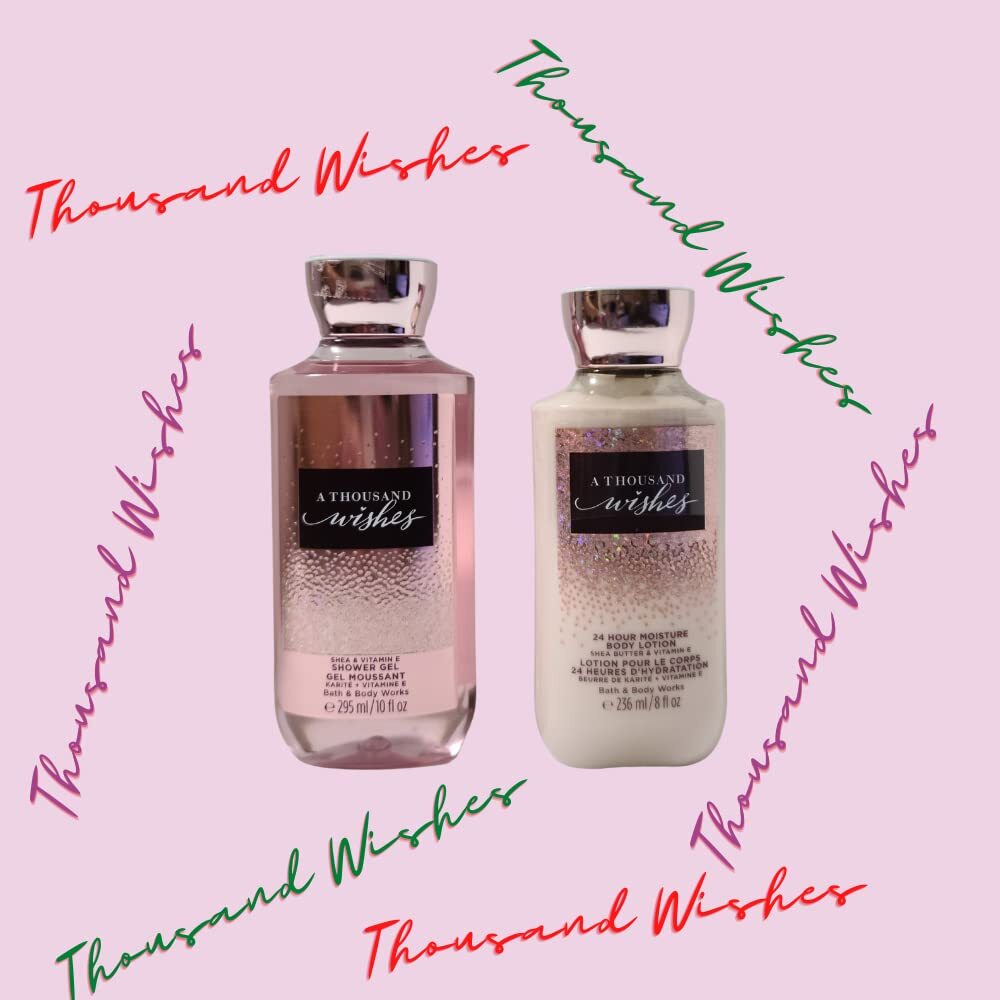 Bath & Body Works A Thousand Wishes Gift Set of Shower Gel and Lotion