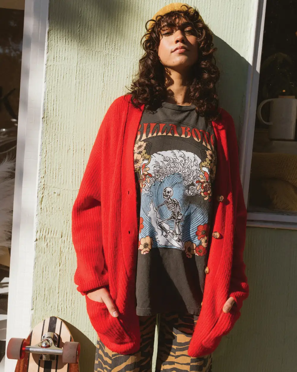 Final inventoryBig Wave T-Shirt - Off Black