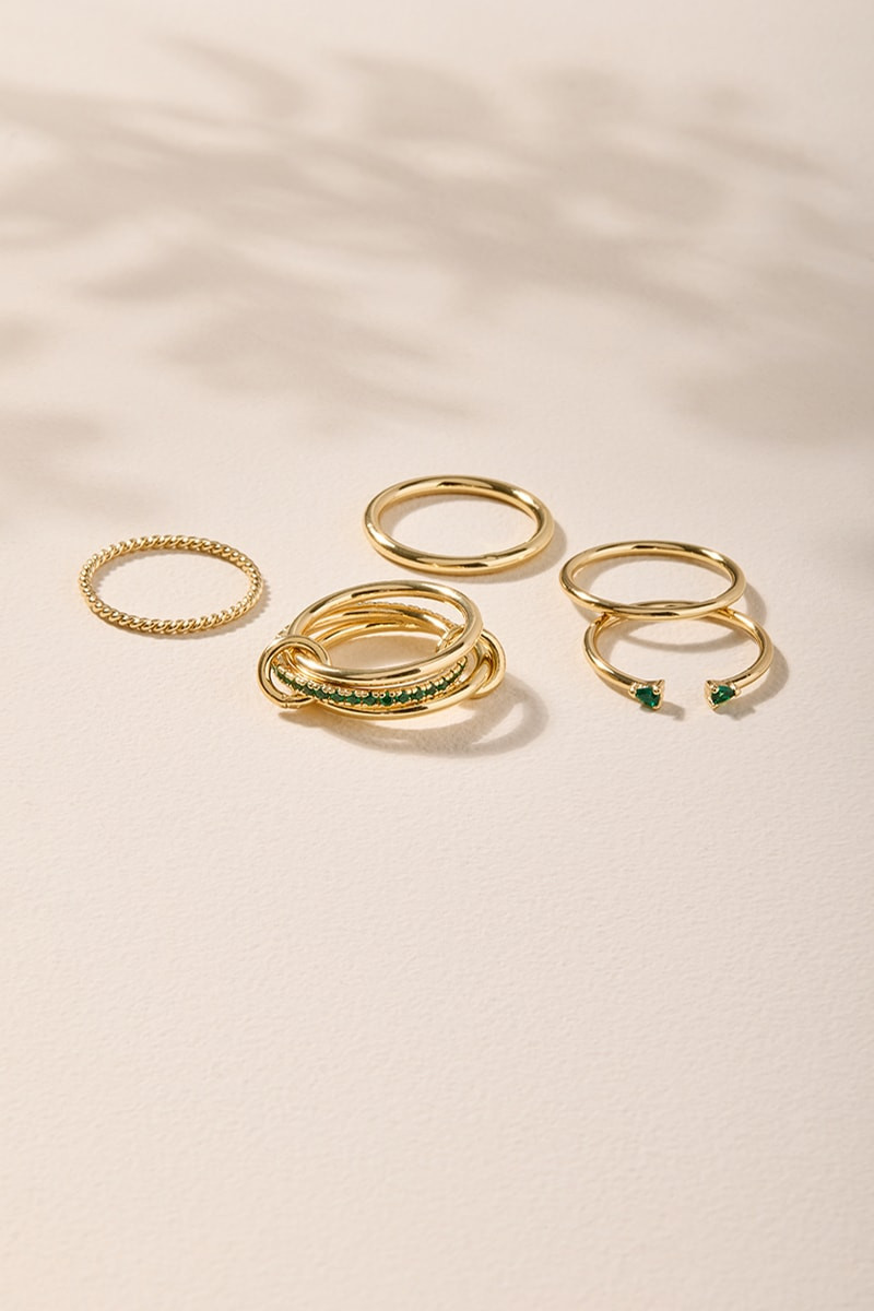 Casey Interlocked Ring Set