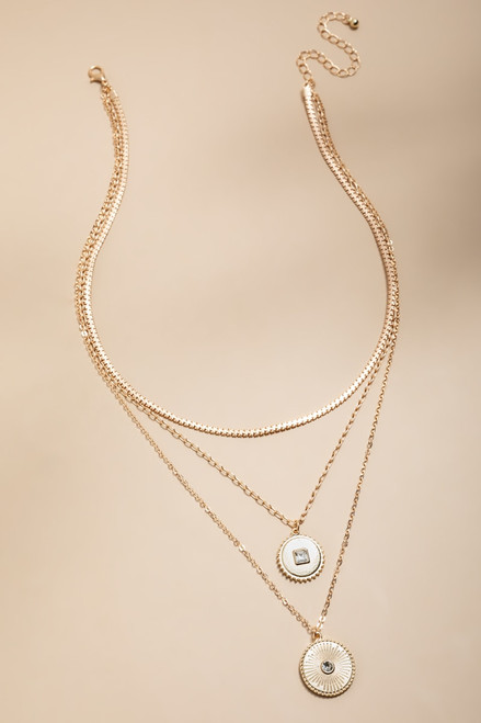 Sharon Layered Pendant Necklace