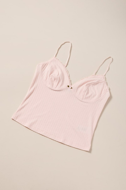 Gwen Rosette Lace Trim Cami