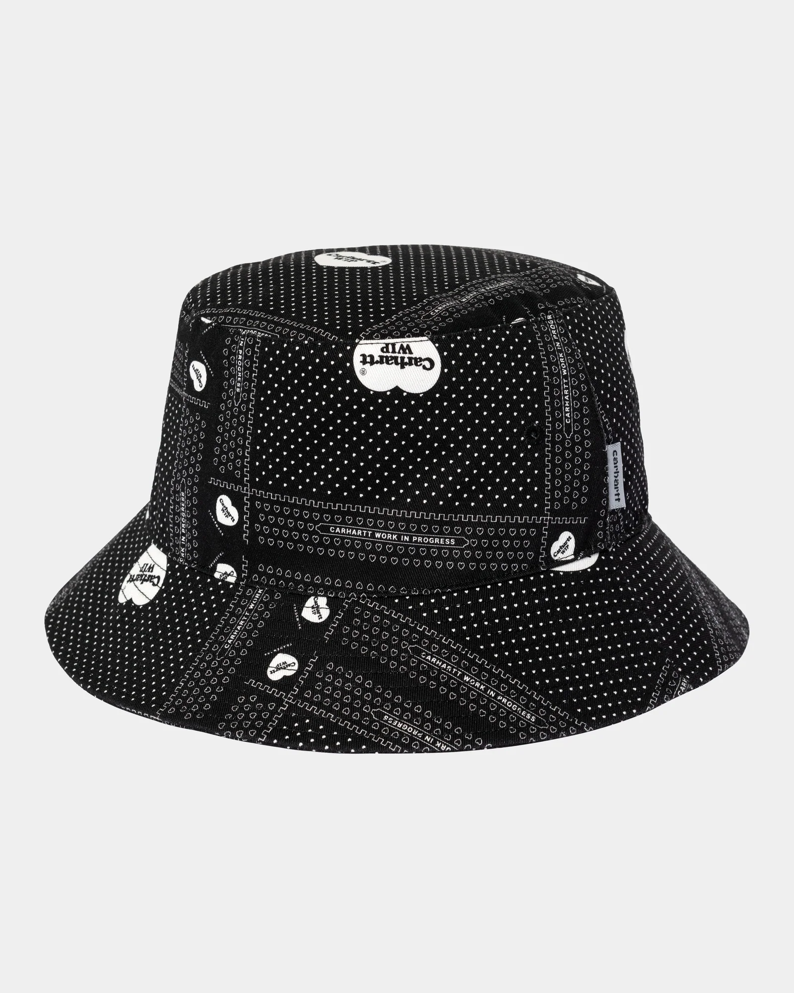 Final inventoryGraphic Bucket Hat | Black Heart Bandana Print