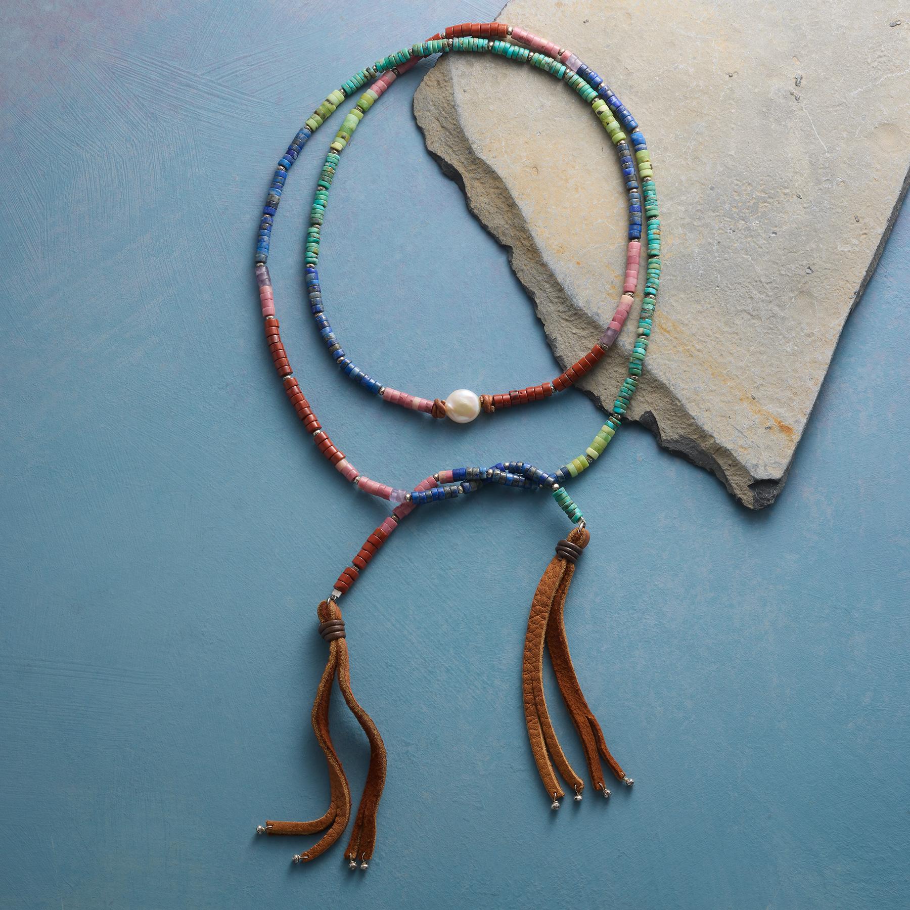 Moonrise Lariat Necklace