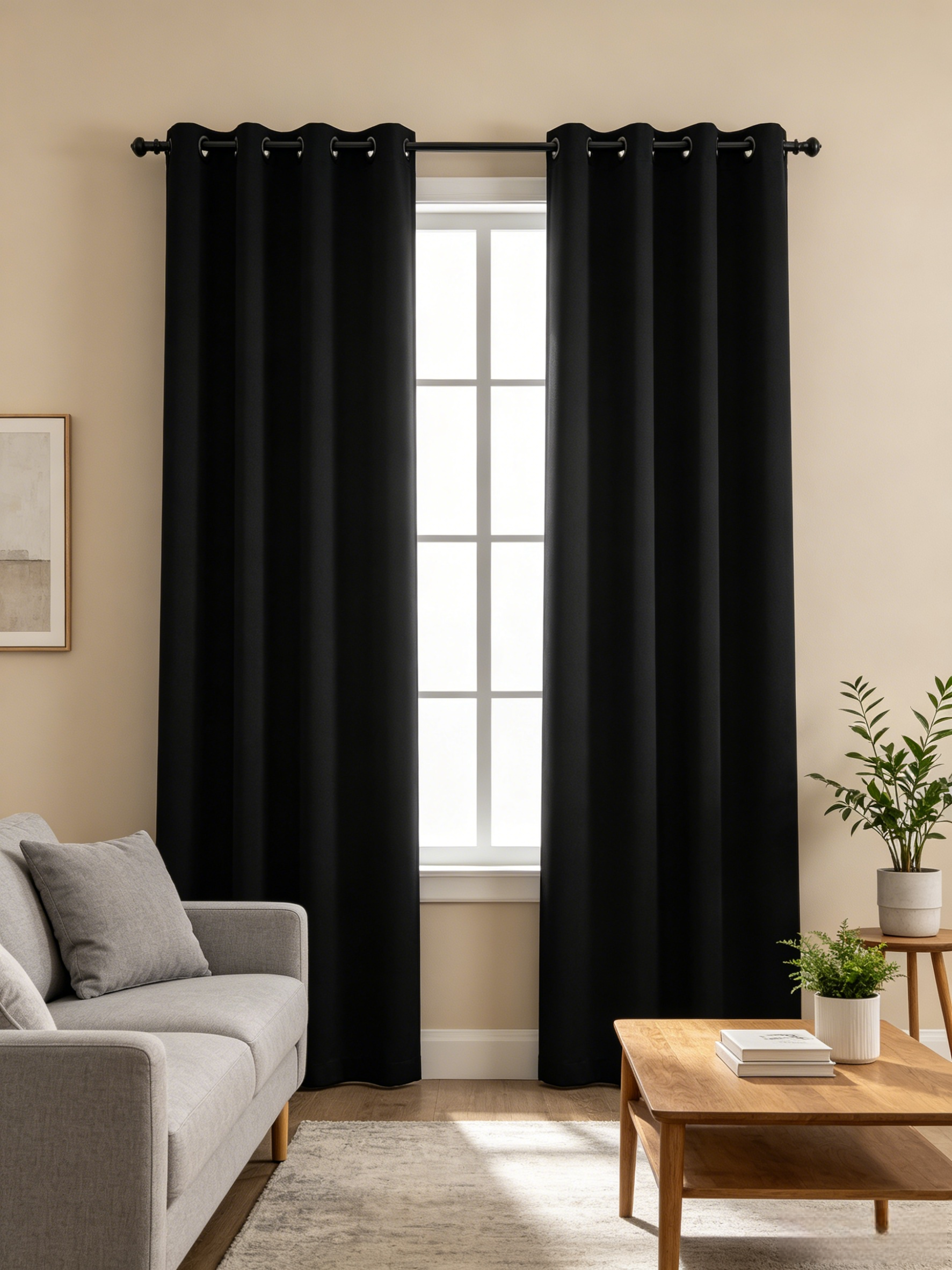 Solid Thermal Insulated 108-inch Blackout Curtain Panel Pair - 52 X 108 - 52 X 108