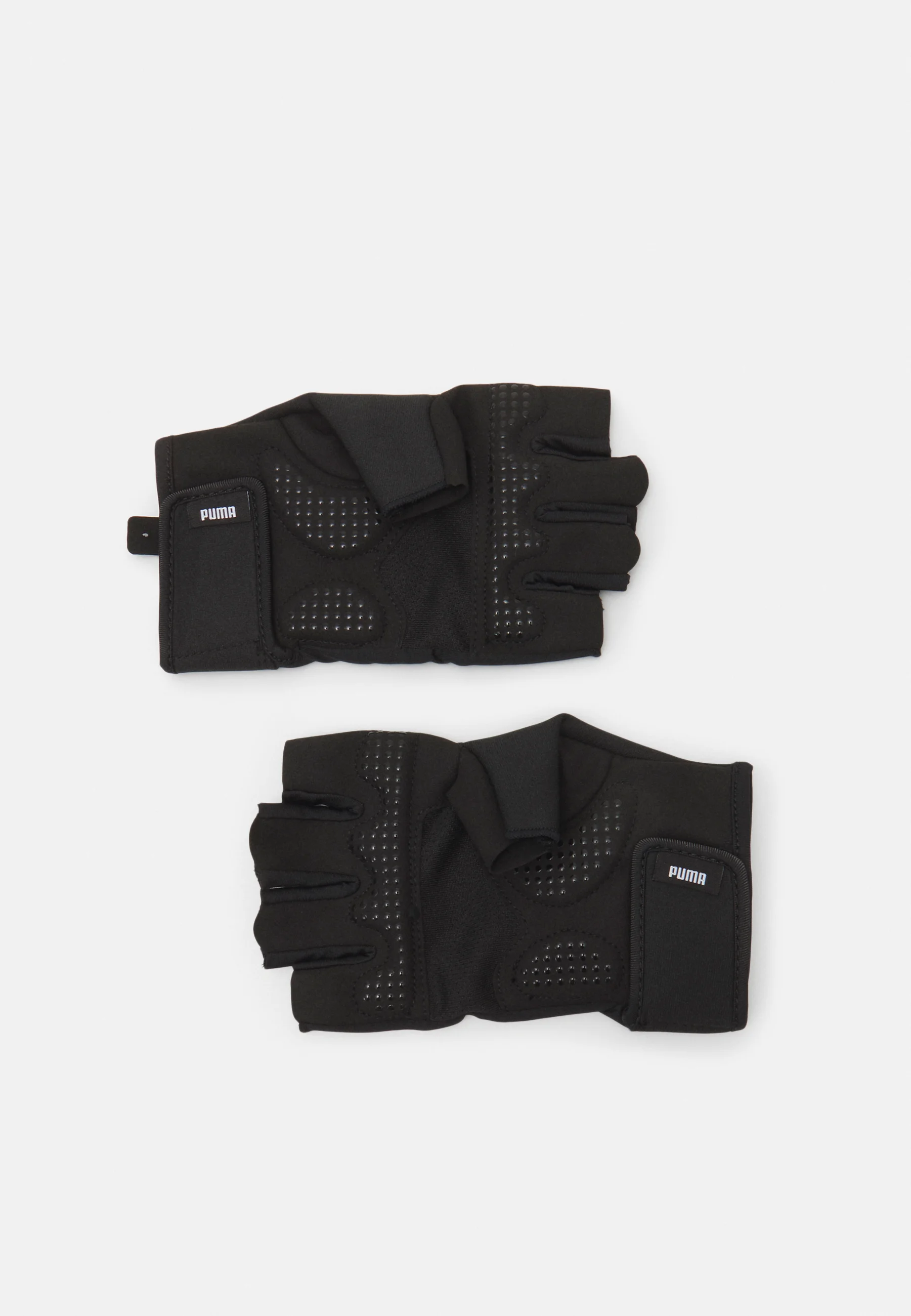 GLOVES UP UNISEX - Guanti mezze dita -black