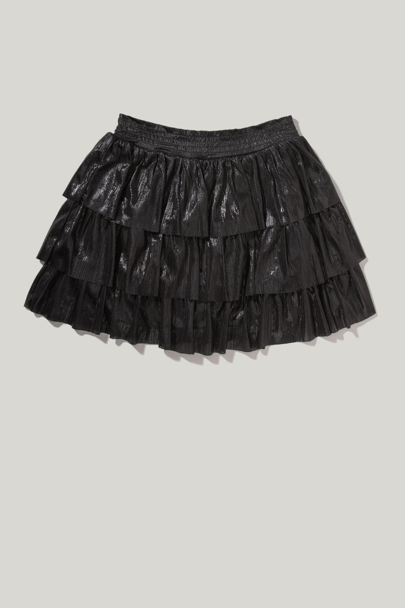 Hello Franki Metallic Smocked Skirt for Girls