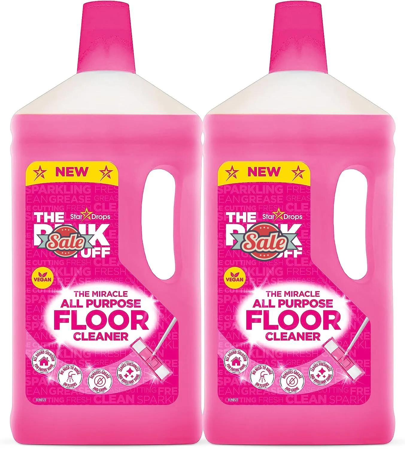 The Miracle All Purpose Floor Cleaner - Pack of 2, 67.6 Fl Oz