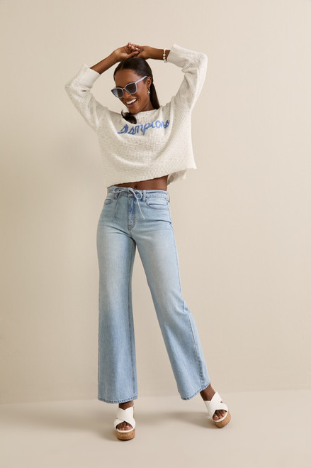 Kristie Tie Front Jeans