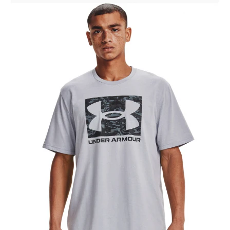 Men's UA ABC Camo Boxed Logo Short Sleeve