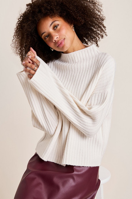 Lindsay Mock Neck Sweater