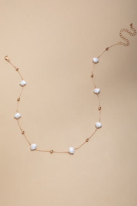 Sandra Shell Station Necklace