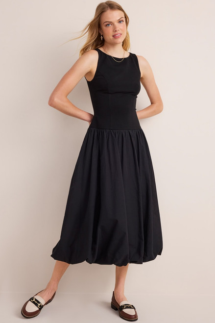 Eliza Bubble Hem Midi Dress
