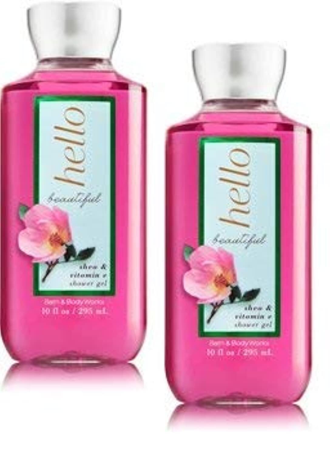Bath & Body Works 2 Pack Hello Beautiful Shower Gel 10 Oz.