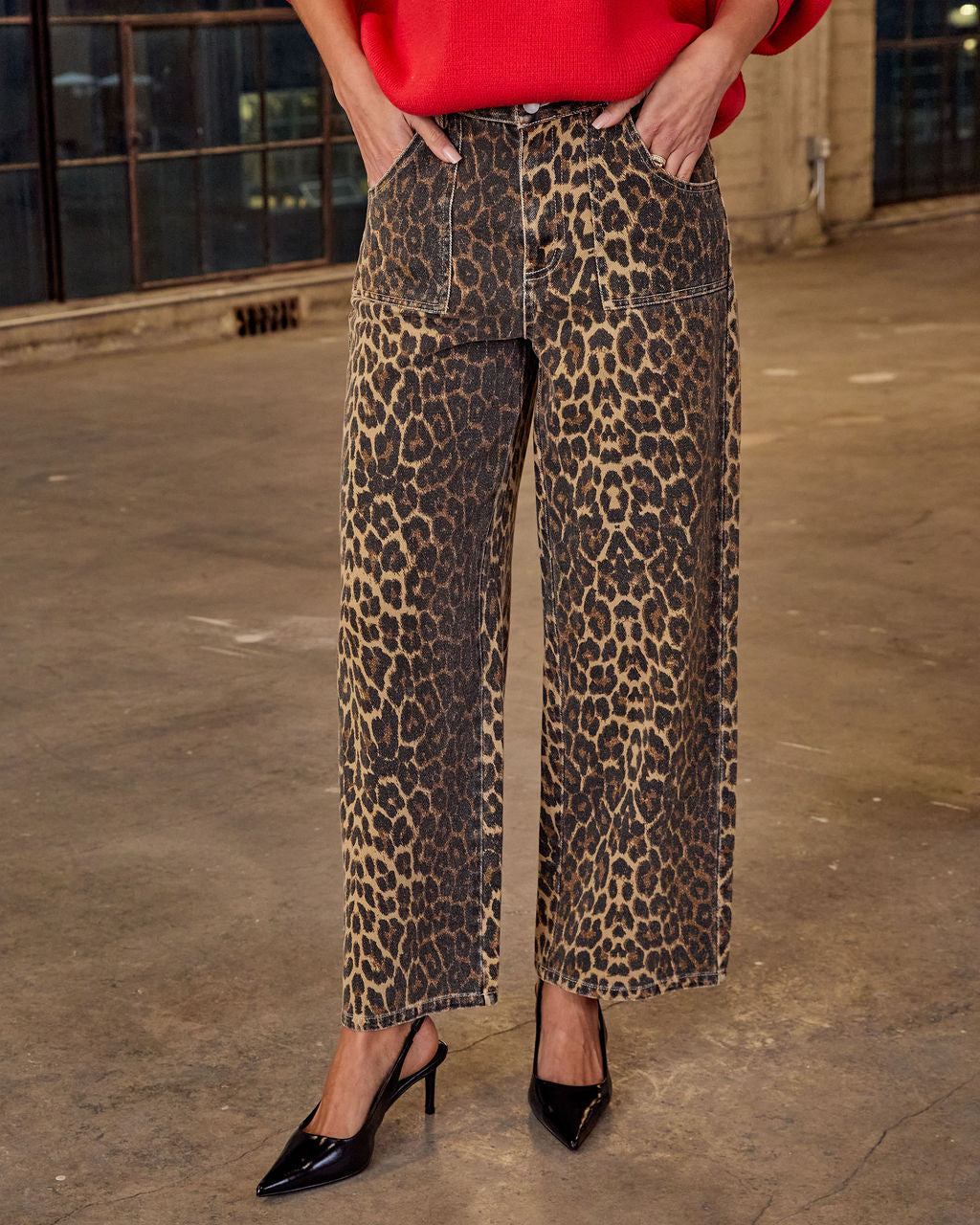 Moment In Time Leopard Print Pants