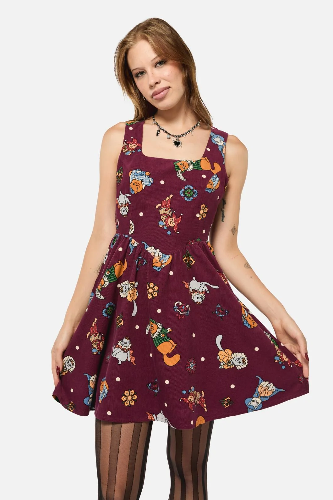 Left Right Corduroy Dress