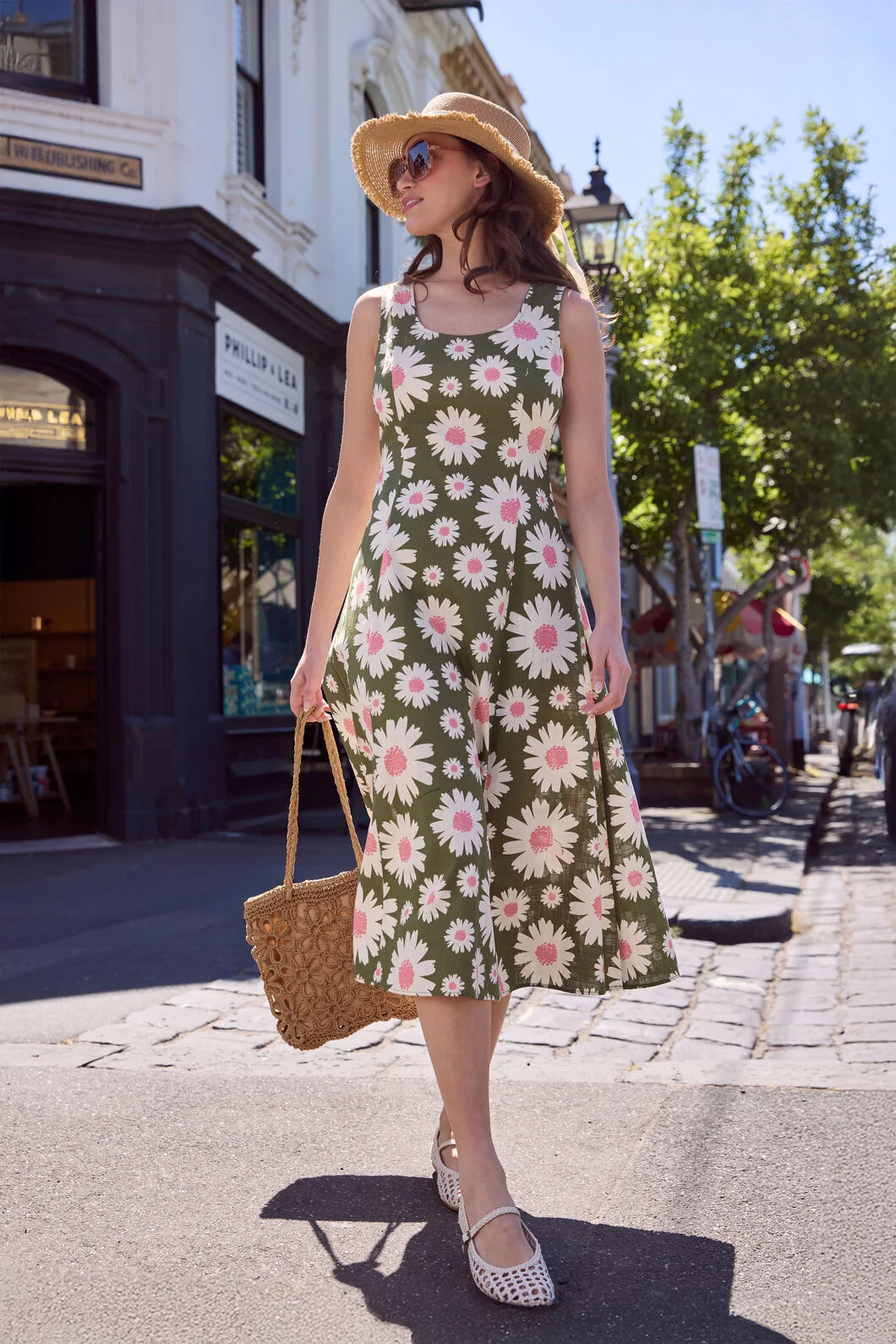 60's Daisy Midi Dress