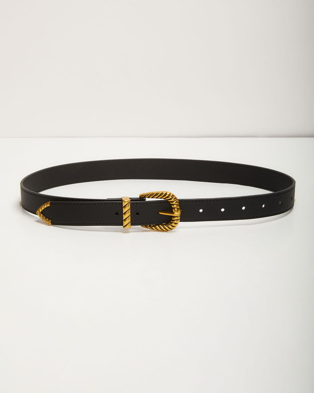 Janae Textured Buckle Standard Belt