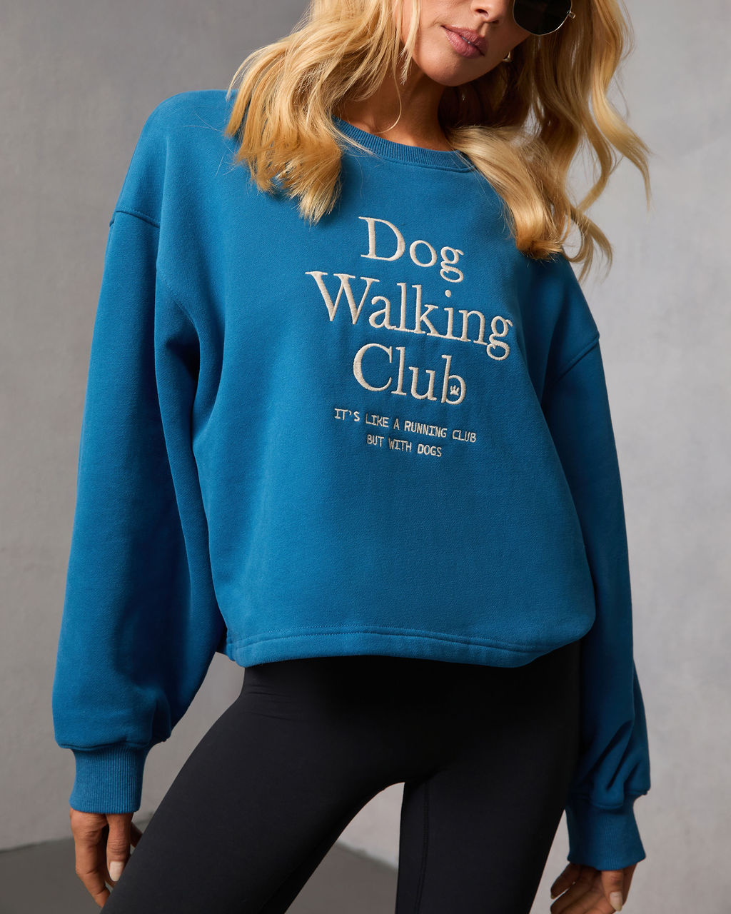 Dog Walking Club Graphic Sweatshirt