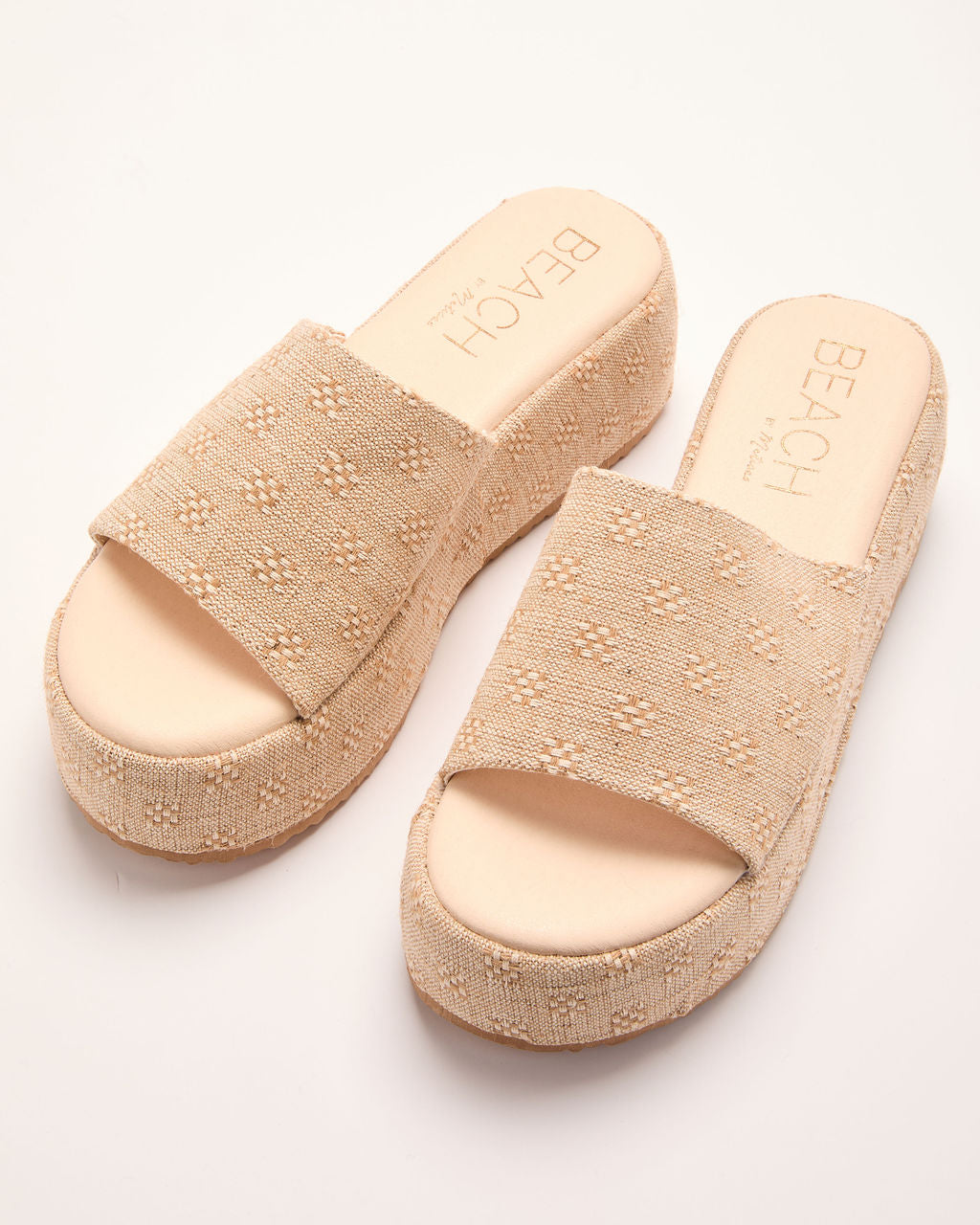 Whispered Muse Twill Platform Sandal