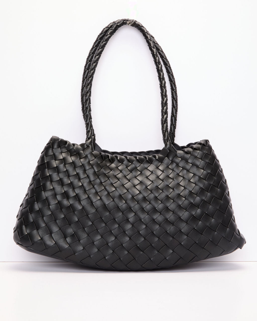 Tove Woven Vegan Leather Tote Bag