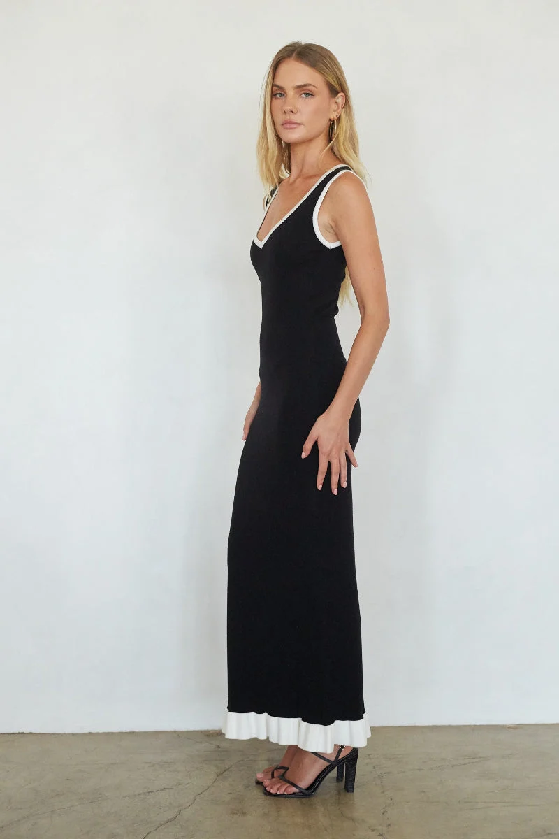 Ruthie Knit Sweater Maxi Dress
