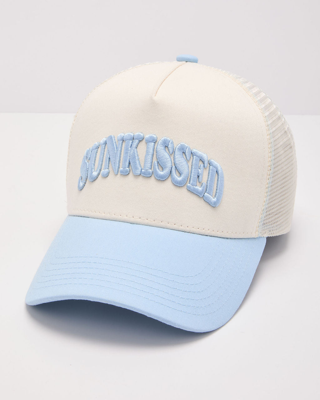 Sunkissed Hideaway Contrast Trim Trucker Hat