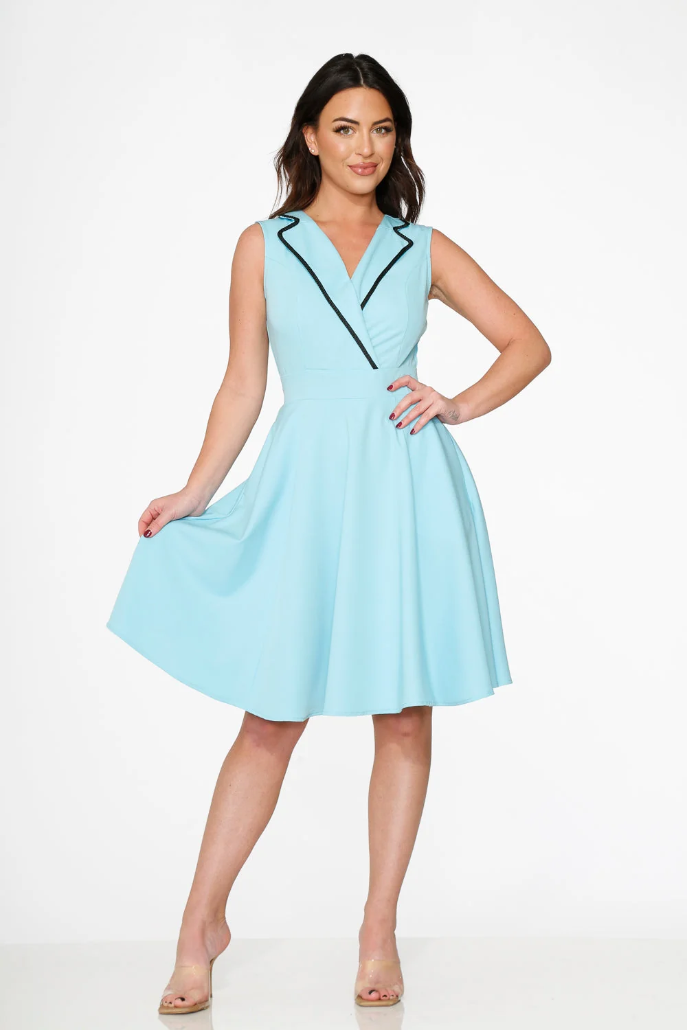 Blue Jenny Swing Dress