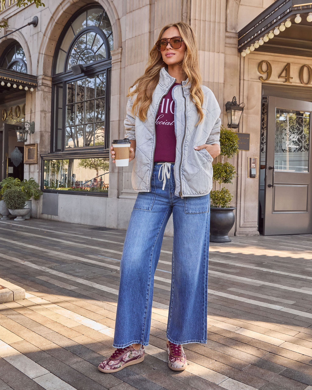 Xander Quilted Denim Jacket