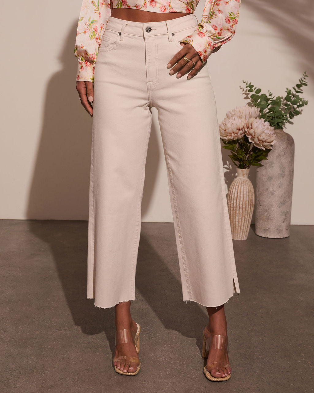 Sophie Super Stretch Wide Leg Jeans