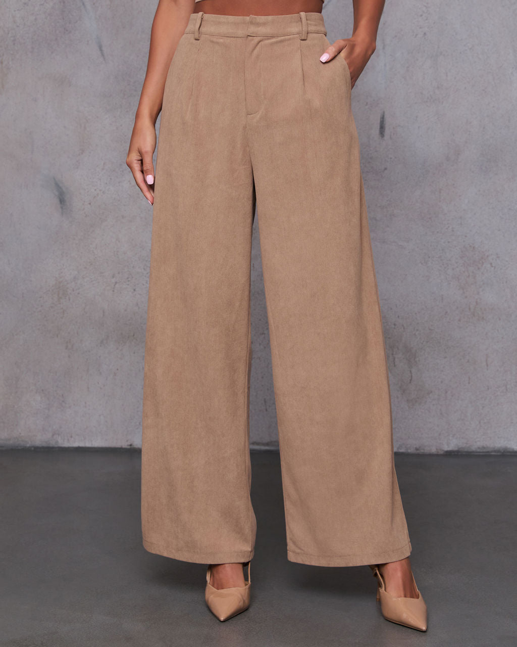 Kayda Wide Leg Corduroy Trouser