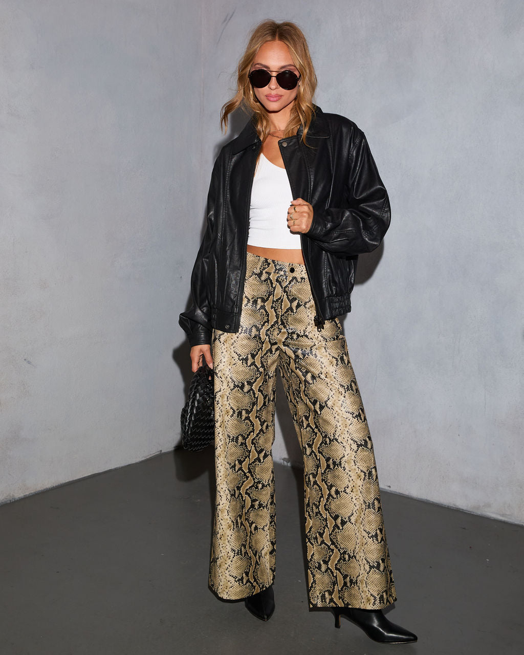 Dark Ember Vegan Leather Jacket