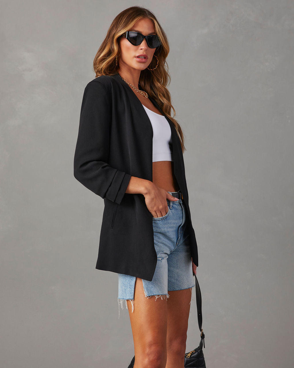 Uptown Girl Pocketed Blazer