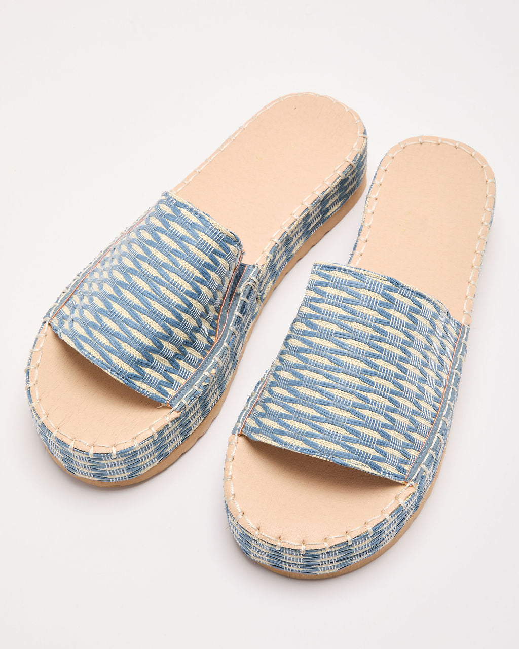 Ashlen Raffia Platform Sandals