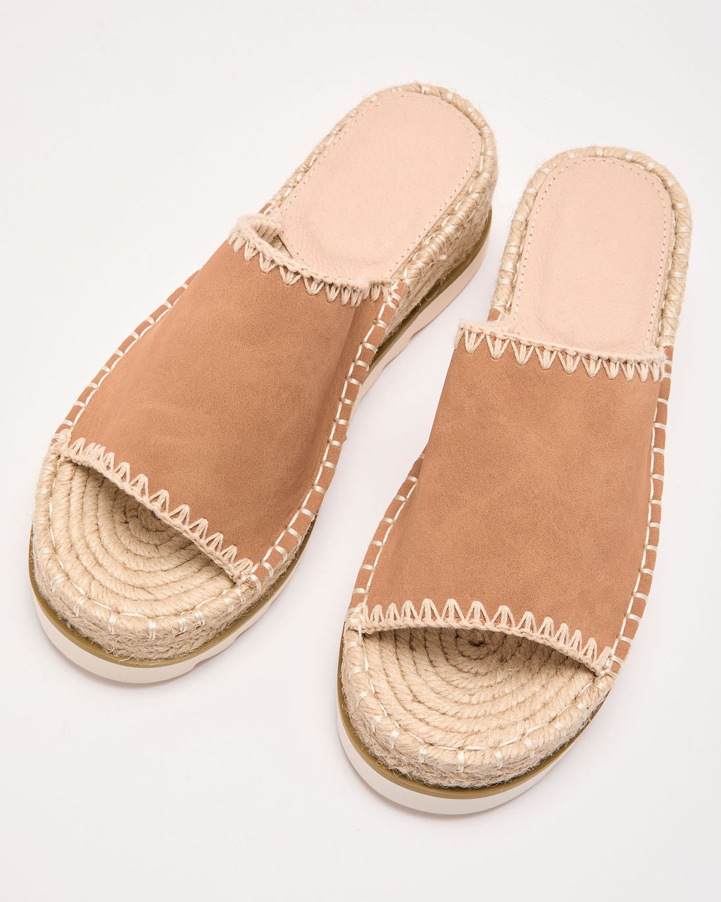 Sunora Contrast Trim Platform Sandals