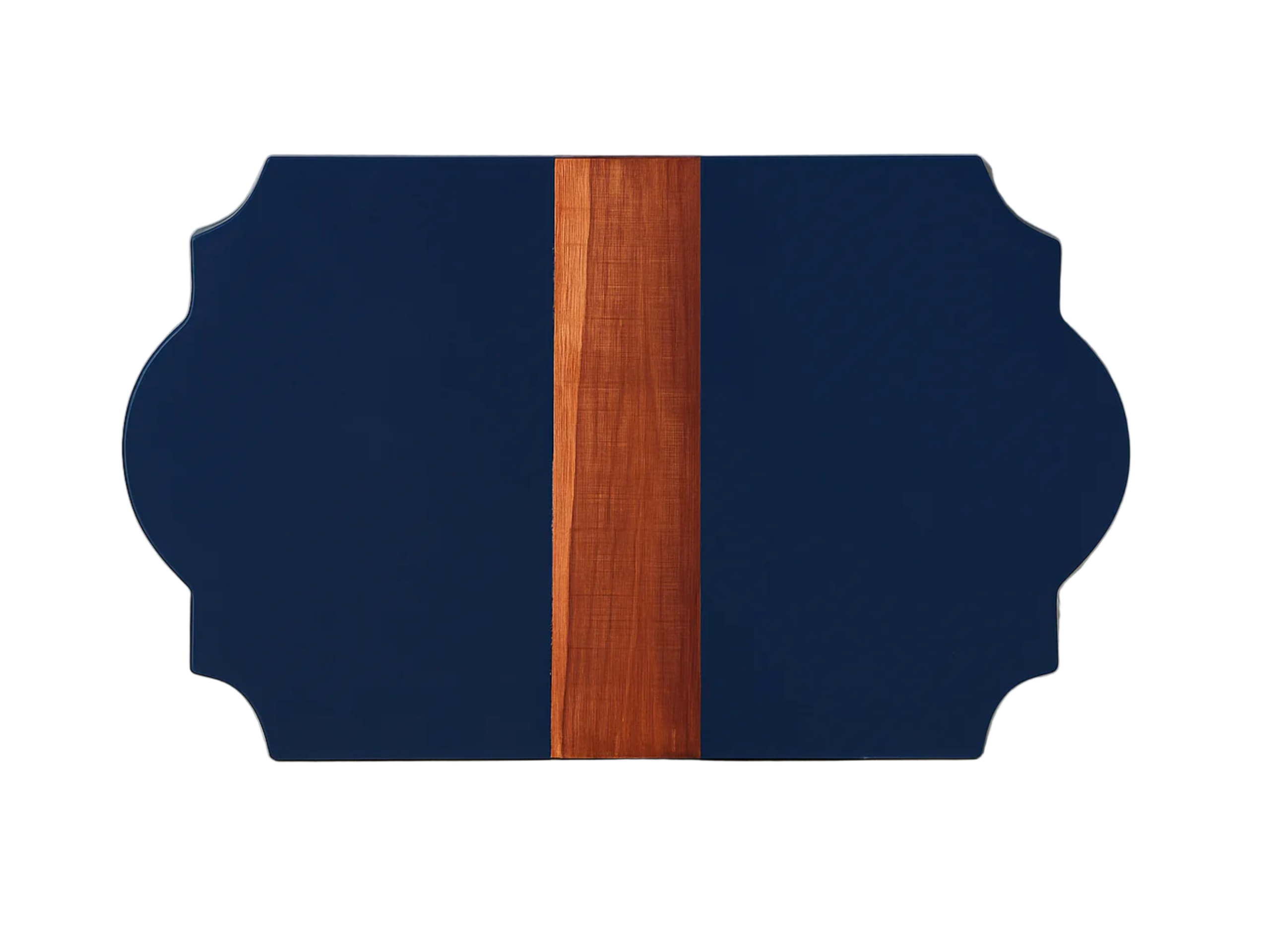 Navy Wood Cheese Board Charger