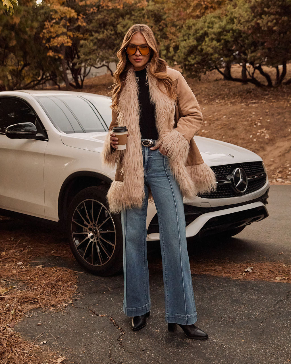 Kyleen Super Stretch Pintuck Flare Jean