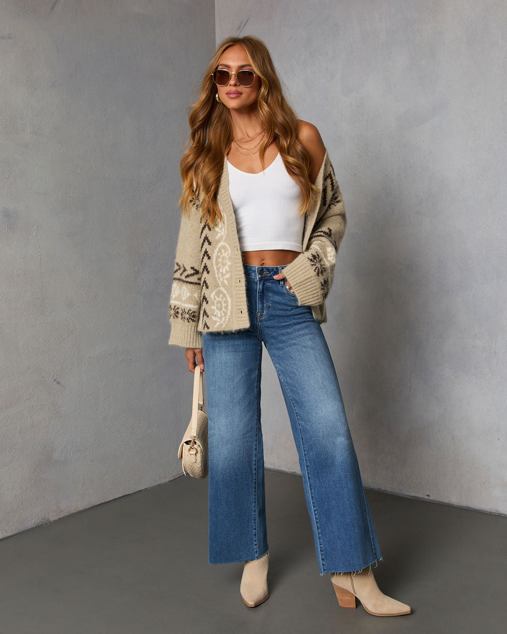 Connie Super Stretch High Rise Frayed Hem Jeans