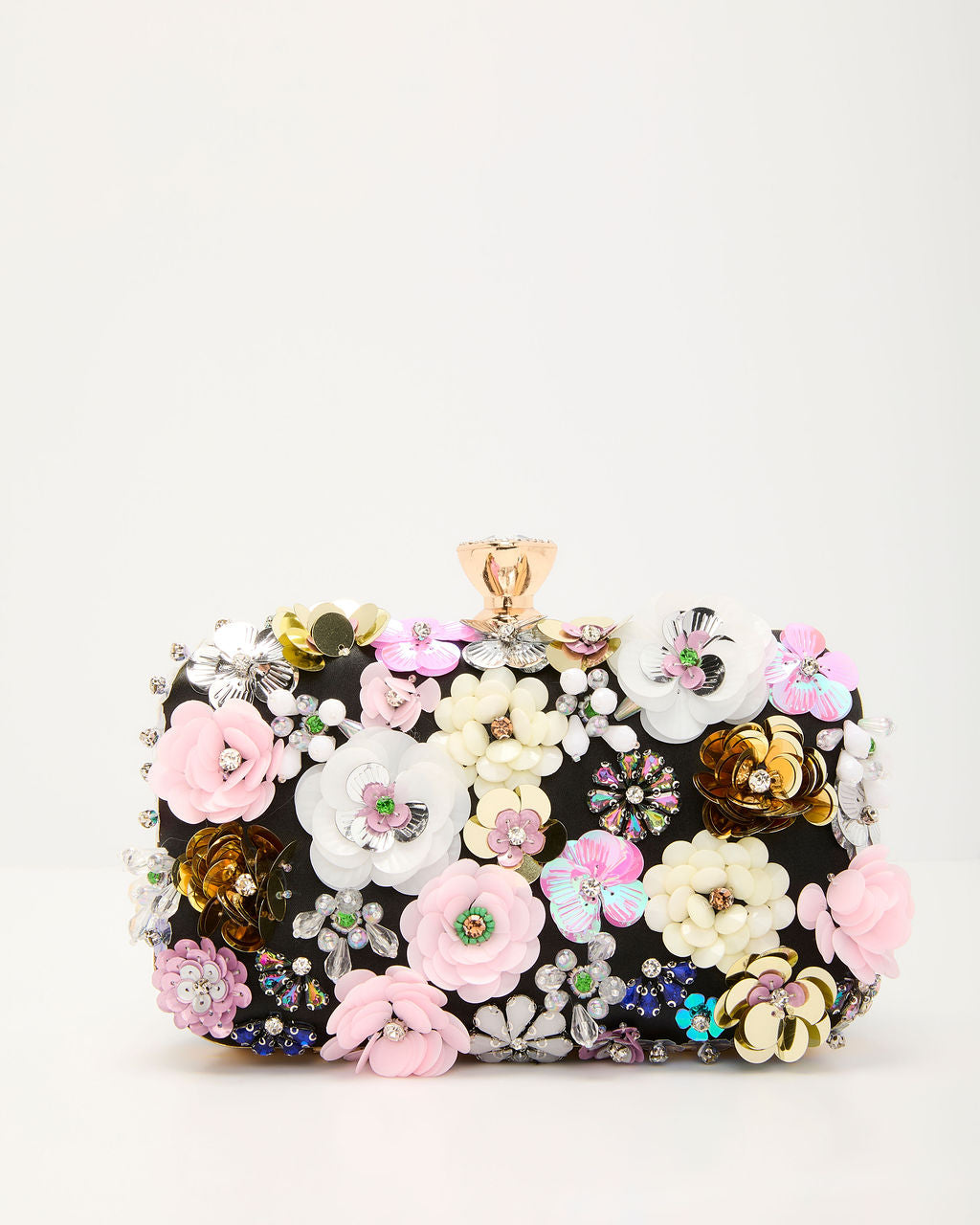 Like Wildflowers Floral Embroidered Clutch