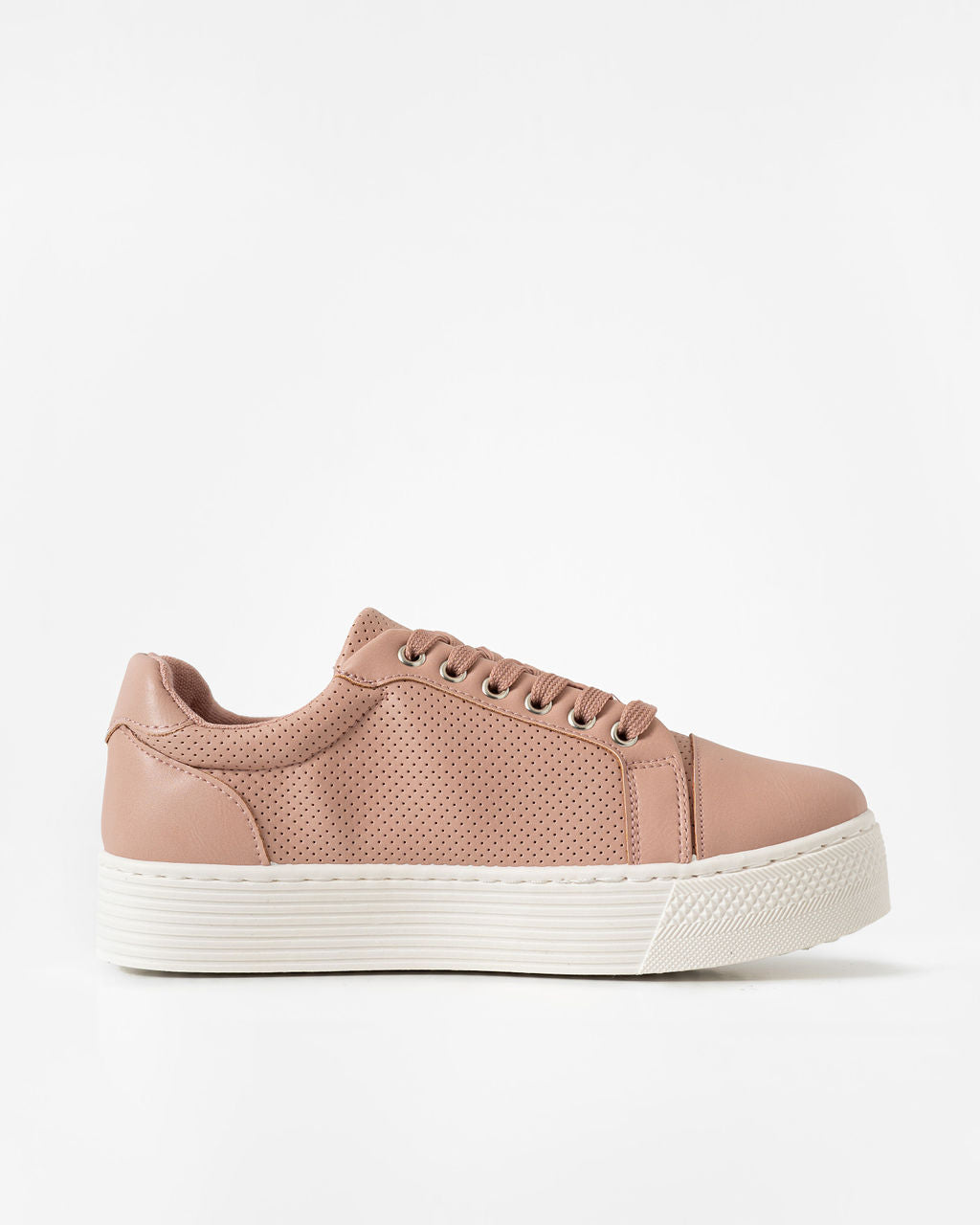 Willis Perforated Platform Sneakers