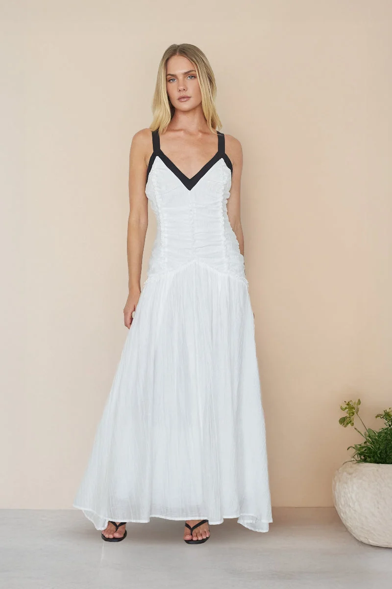 Oaklynn Contrast Maxi Dress