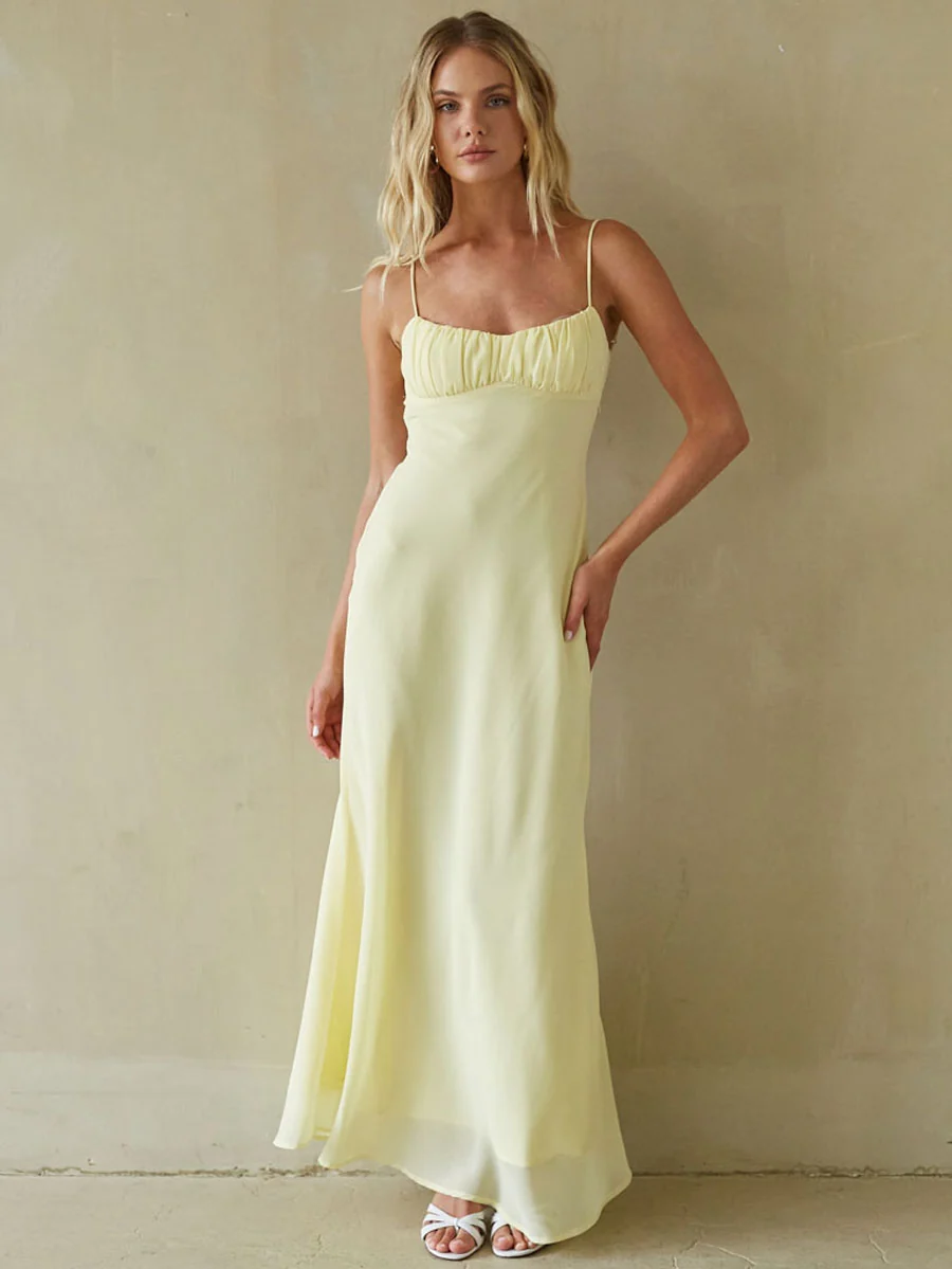 McKall Chiffon Maxi Dress