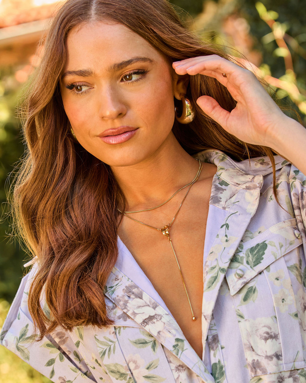 Pure Glow Lariat Necklace