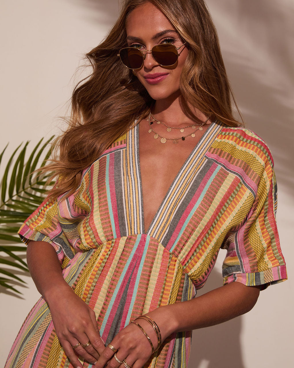 Vivica Striped Maxi Dress