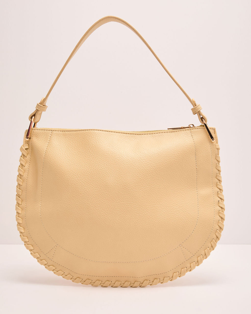 Honey Glow Vegan Leather Shoulder Tote Bag